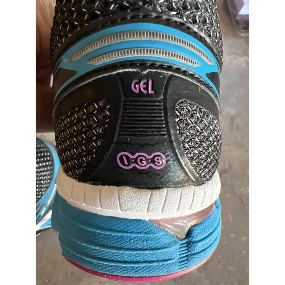 Asics GT-2000 Running Shoes Sneaker T2K7N Black Gray Blue Pink Womens 8 - Picture 11 of 12